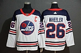Winnipeg Jets 26 Blake Wheeler White Adidas Jersey,baseball caps,new era cap wholesale,wholesale hats